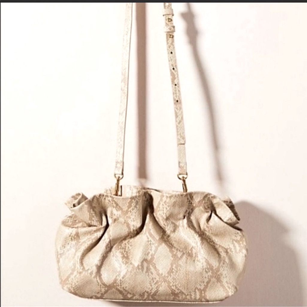 Anthropologie Snakeskin Nude Print
